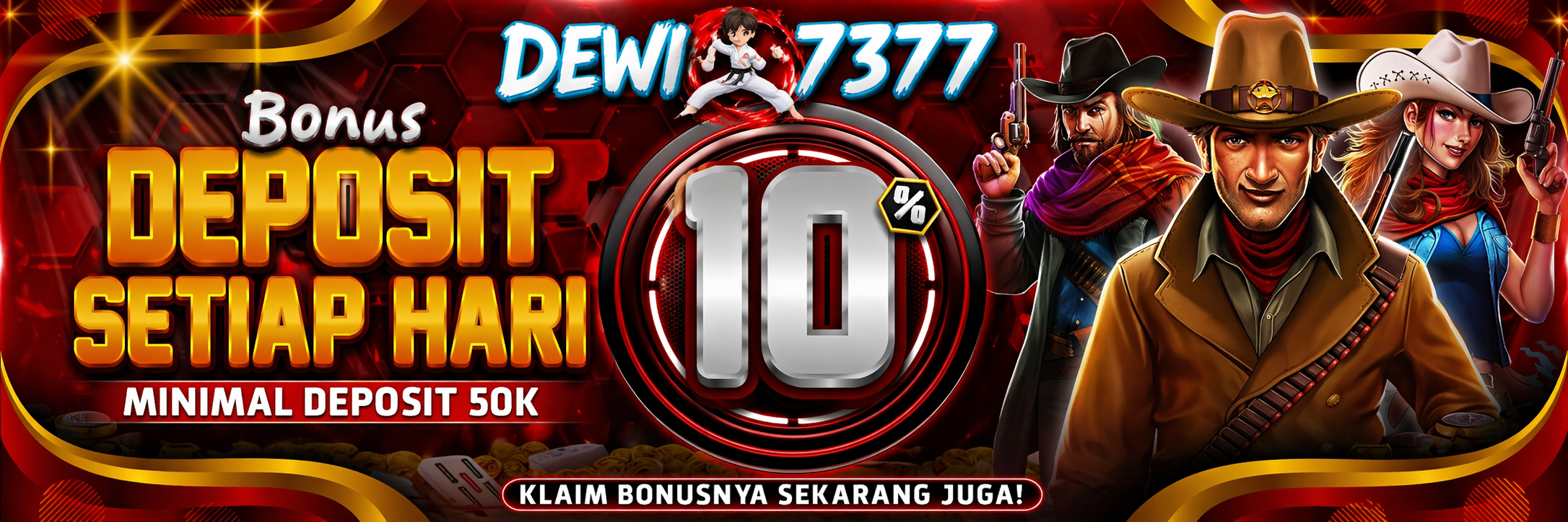 BONUS DEPOSIT 10% SETIAP HARI