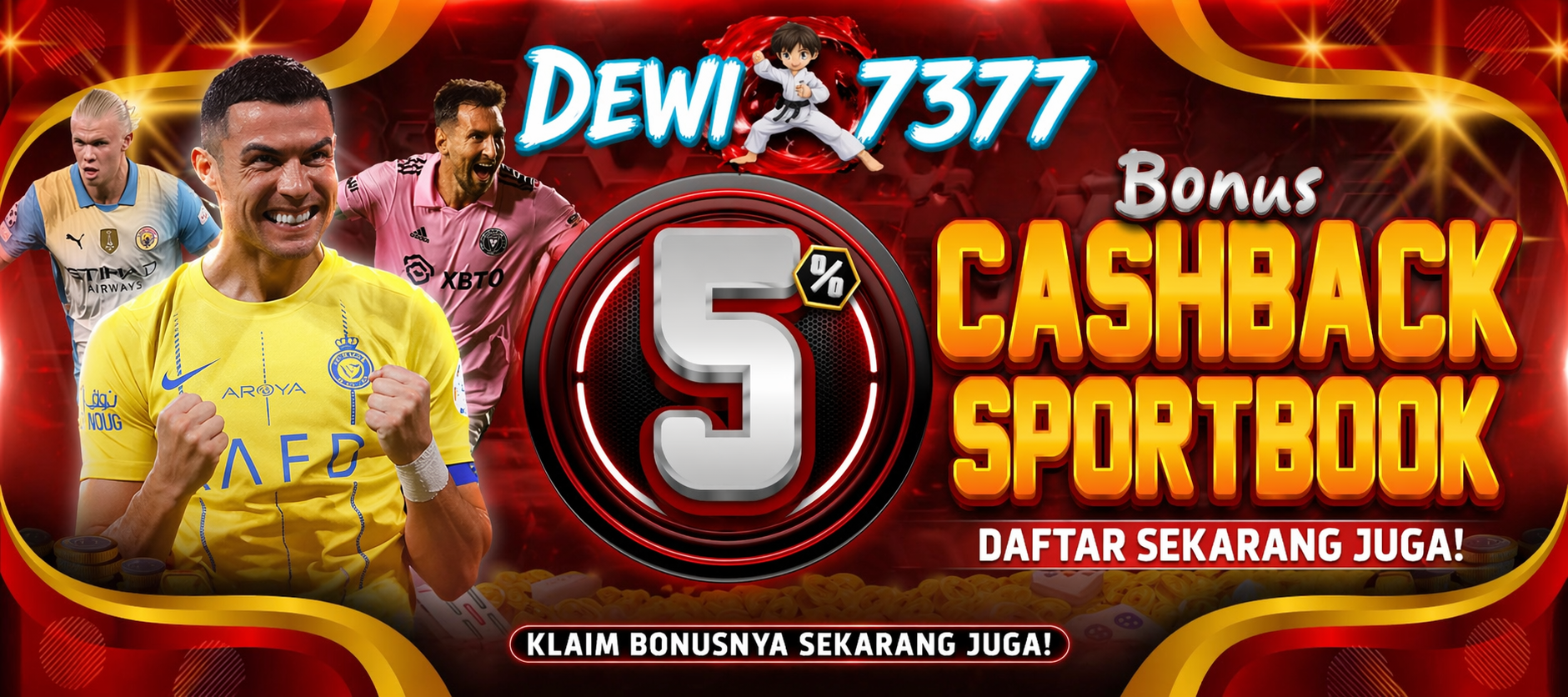 CASHBACK SPORTBOOK 5%